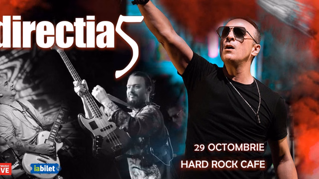 Concert Directia 5 la Hard Rock Cafe din București — landscape