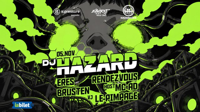 Concert DJ Hazard la Expirat Halele Carol din București — landscape