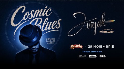 Concert JURJAK – Lansare album Cosmic Blues la Quantic din București — landscape