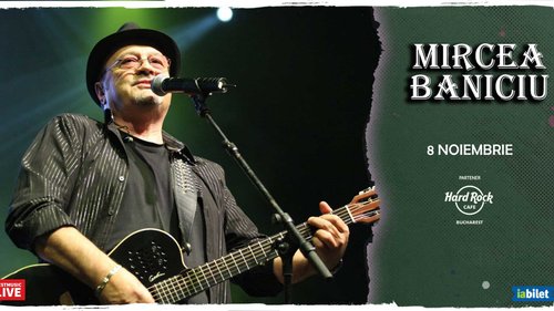 Concert Mircea Baniciu la Hard Rock Cafe din București — landscape