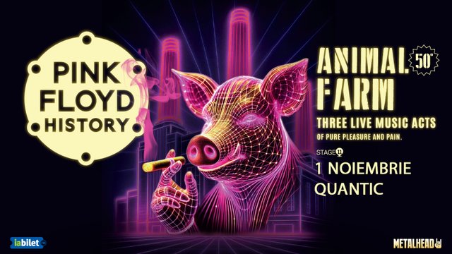 Concert Pink Floyd History – Animal Farm la Quantic din București — landscape