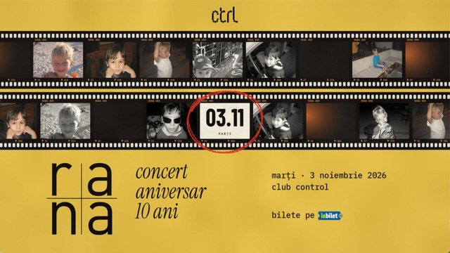 Concert Rana – Concert aniversar 10 ani la Club Control din București — landscape