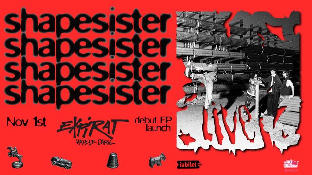 Concert shapesister – Lansare EP la Expirat Halele Carol din București — landscape