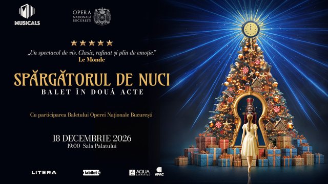 Concert Spărgătorul de Nuci – Magia Baletului de Crăciun la Sala Palatului din București — landscape
