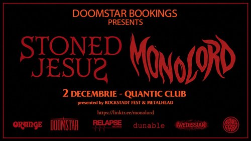 Concert Stoned Jesus și Monolord la Quantic din București — landscape