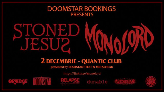 Concert Stoned Jesus și Monolord la Quantic din București — landscape