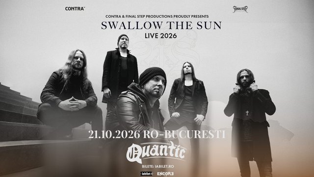 Concert Swallow The Sun la Quantic din București — landscape