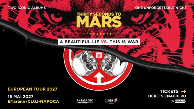 Concert Thirty Seconds To Mars la BTarena din Cluj-Napoca — landscape