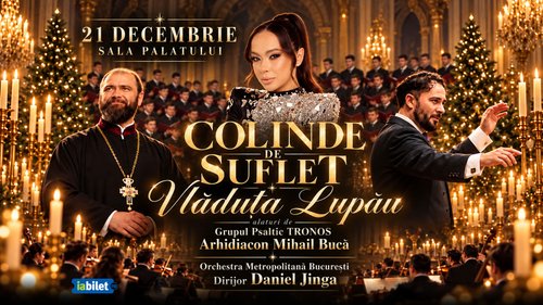 Concert Vlăduța Lupău – Colinde de Suflet la Sala Palatului din București — landscape