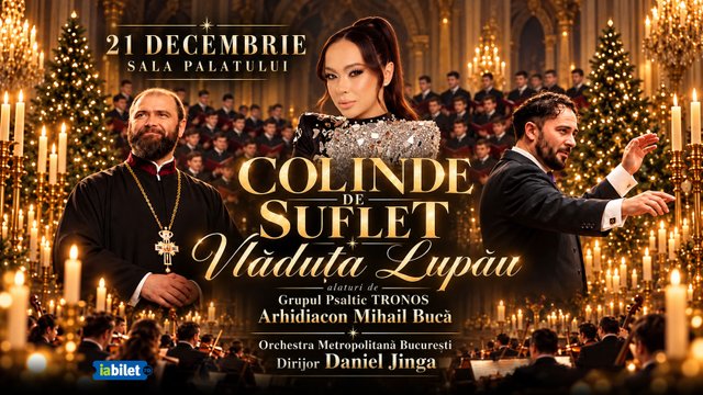 Concert Vlăduța Lupău – Colinde de Suflet la Sala Palatului din București — landscape