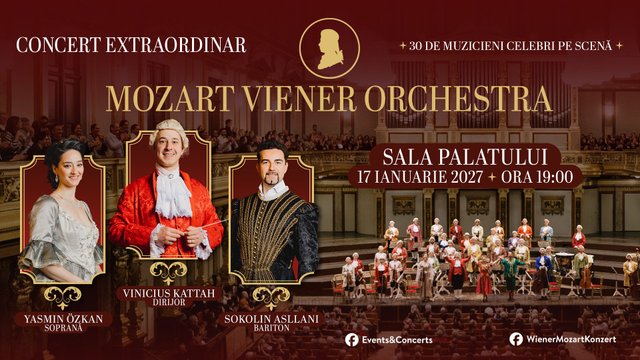 Concert Wiener Mozart Konzert la Sala Palatului din București — landscape