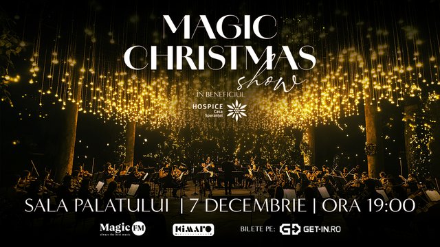 Magic Christmas Show 2026 la Sala Palatului din București — landscape