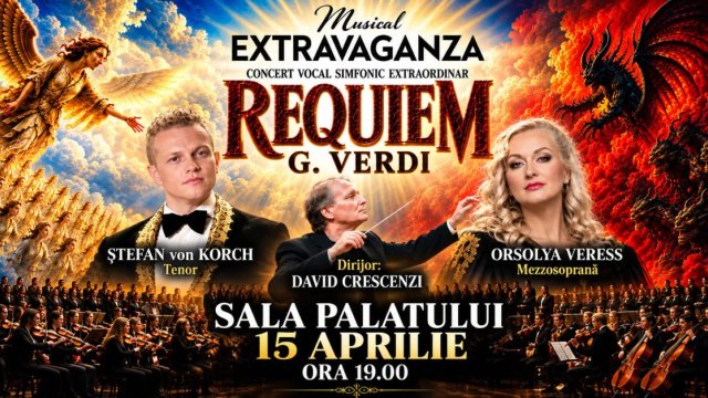 Concert REQUIEM de VERDI la Sala Palatului din București — landscape