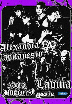 Concert Alexandra Căpitănescu și Lavina la Quantic din București