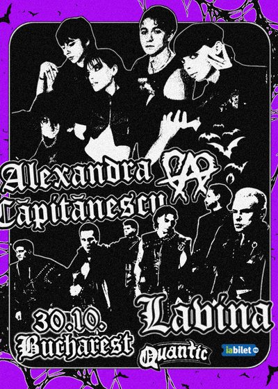 Concert Alexandra Căpitănescu și Lavina la Quantic din București