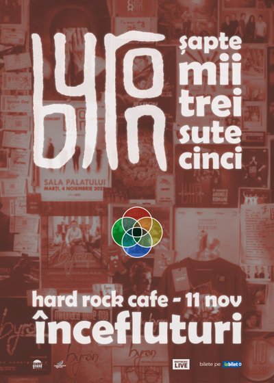 Concert byron – Încefluturi la Hard Rock Cafe din București