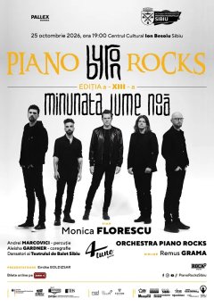 Concert byron – PIANO ROCKS simfonic la Centrul Cultural Ion Besoiu din Sibiu