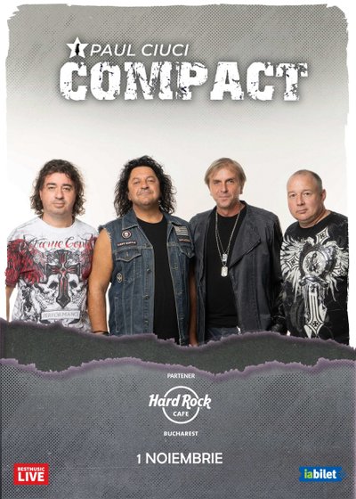 Concert Compact Paul Ciuci la Hard Rock Cafe din București