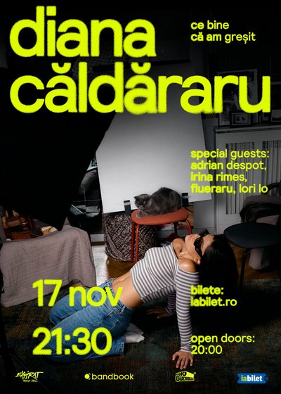 Concert Diana Căldăraru – Ce bine că am greșit la Expirat – Halele Carol din București