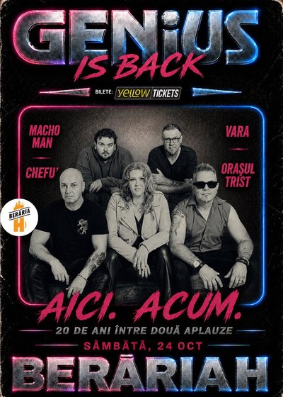Concert Genius la Berăria H din București