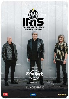 Concert IRIS – Cristi Minculescu, Valter si Boro la Hard Rock Cafe