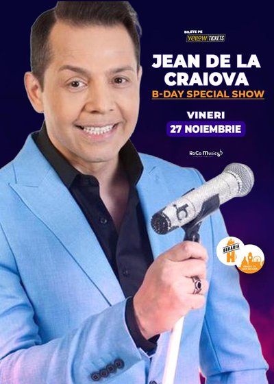 Concert Jean de la Craiova – B-day Special Show la Berăria H din București