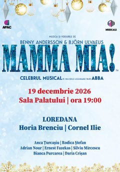 Concert Mamma Mia! la Sala Palatului din București