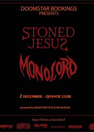 Concert Stoned Jesus și Monolord la Quantic din București