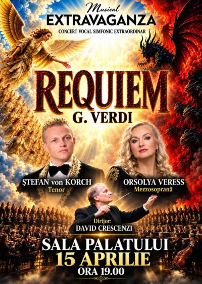Concert REQUIEM de VERDI la Sala Palatului din București